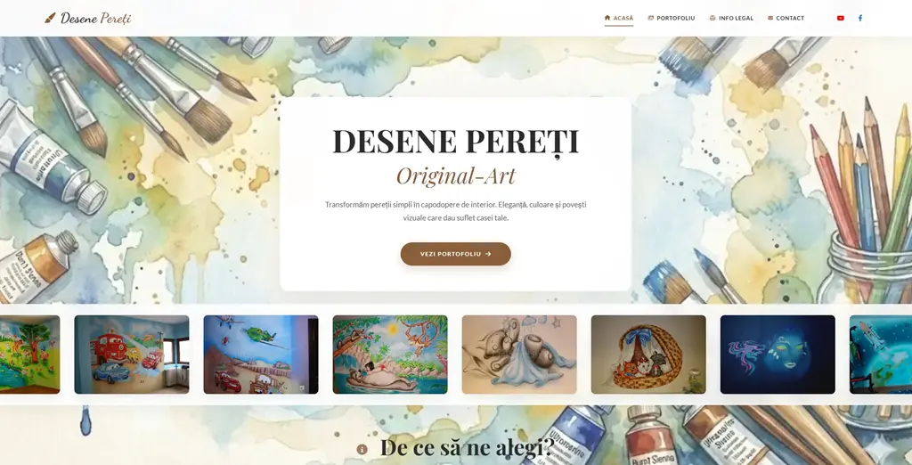 Proiect Site Design Interior / Picturi Murale